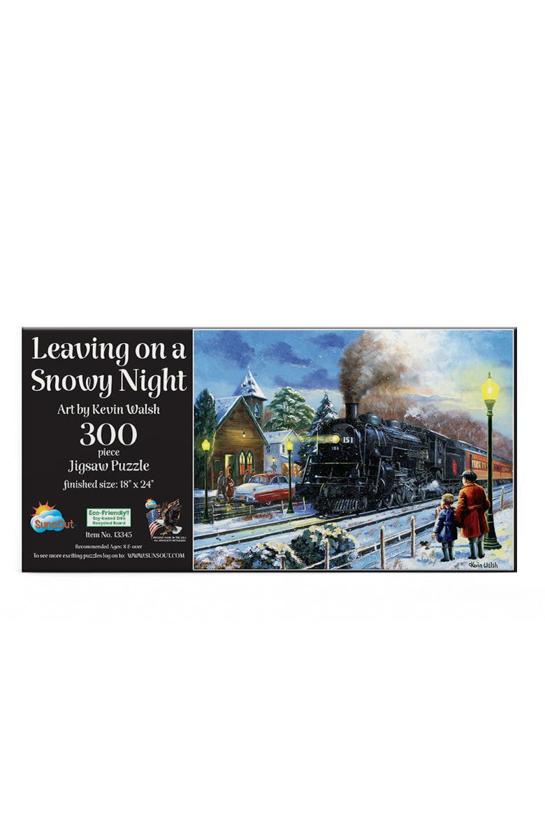 Sunsout Leaving on a Snowy Night 300 piece Jigsaw Puzzle for Adults, Alternate, color, Multicolor
