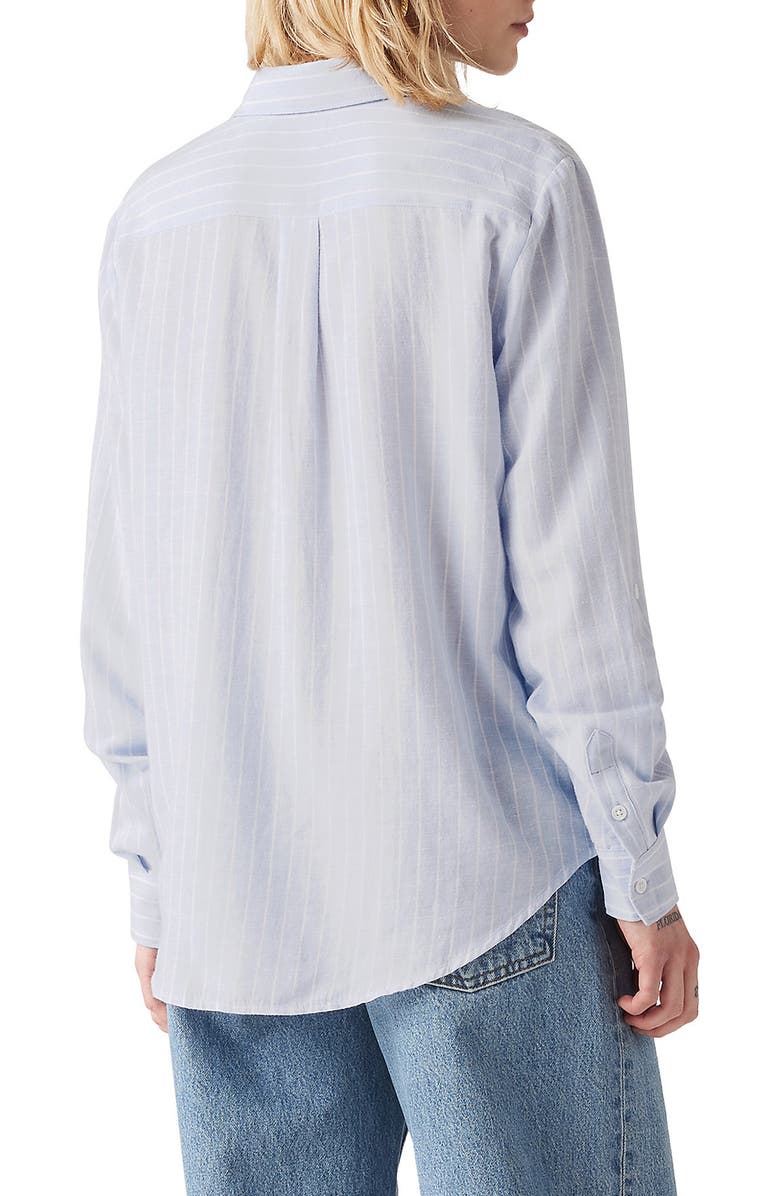 Levi's<sup>®</sup> Doreen Pinstripe Utility Button-Up Shirt, Alternate, color, 