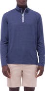 Bugatchi Quarter Zip Performance Pullover