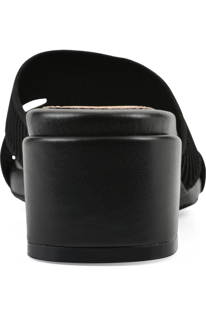 CLIFFS BY WHITE MOUNTAIN Milled Sandal, Alternate, color, Black Fabric