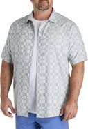 True Nation by DXL Big & Tall Abstract Print Sport Shirt