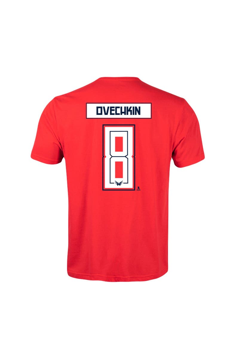 LEVELWEAR Men's Levelwear Alexander Ovechkin Red Washington Capitals Richmond Player Name & Number T-Shirt, Alternate, color, Red