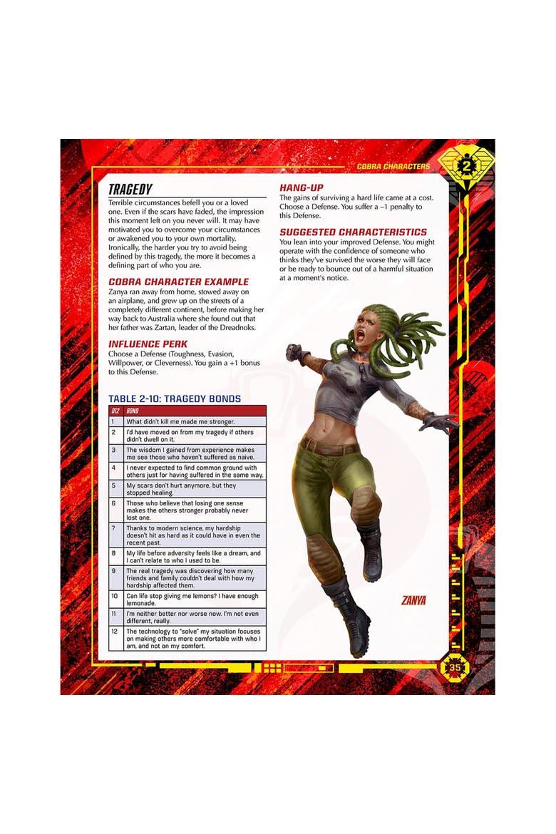G.I. Joe Roleplaying Game Cobra Codex Sourcebook, Alternate, color, Multicolored