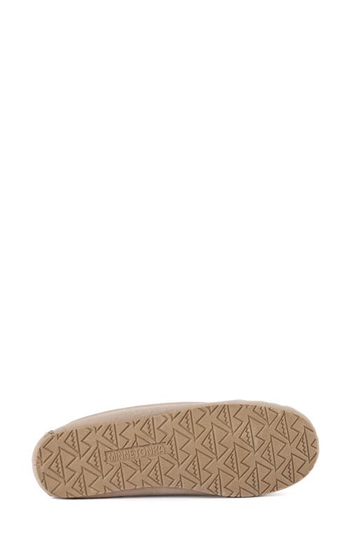 Minnetonka Cosi Faux Shearling Slipper In Brown