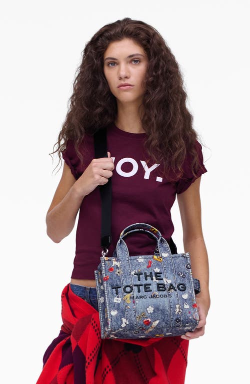 Marc Jacobs Denim Trompe Loeil Trinket Small Tote