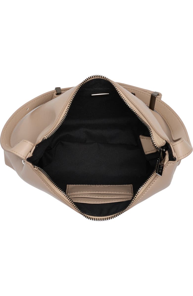 BCBG Metal Keeper Strap Shoulder Bag, Alternate, color, Taupe