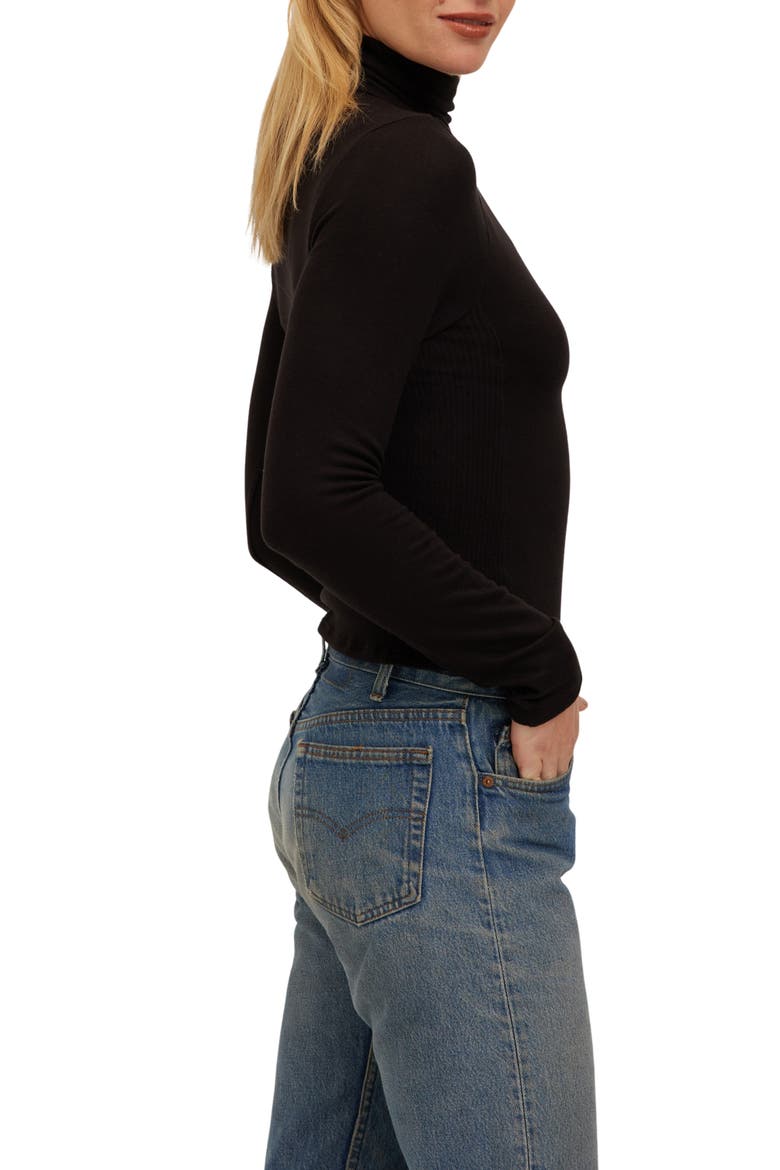 Balboa Turtleneck, Alternate, color, BLACK