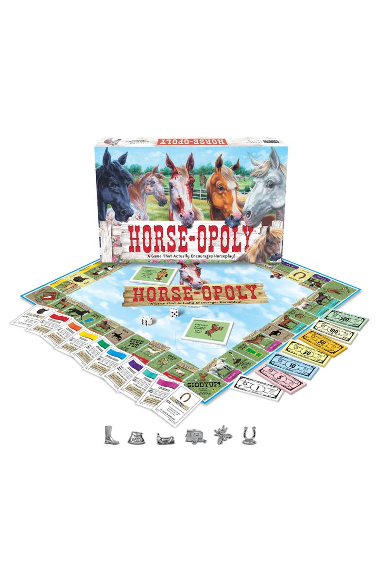Late for the Sky Horseopoly Monopoly Board Game, Main, color, Multicolored