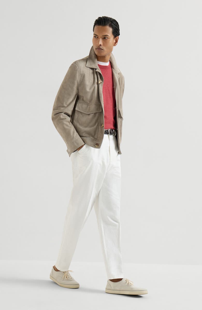 Brunello Cucinelli Cashmere sweater, Alternate, color, Strawberry