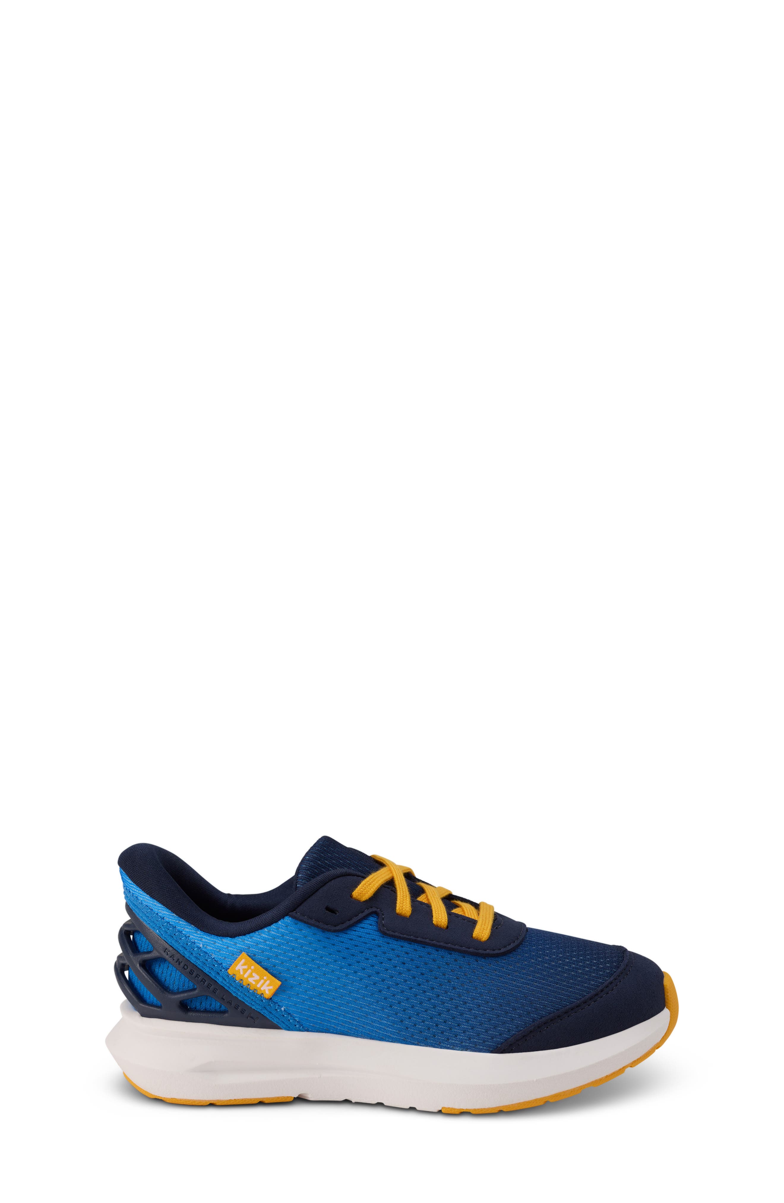 Kizik Kids' Athens 2 Hands-Free Sneaker, Alternate, color, Super Sonic/ Naval Academy