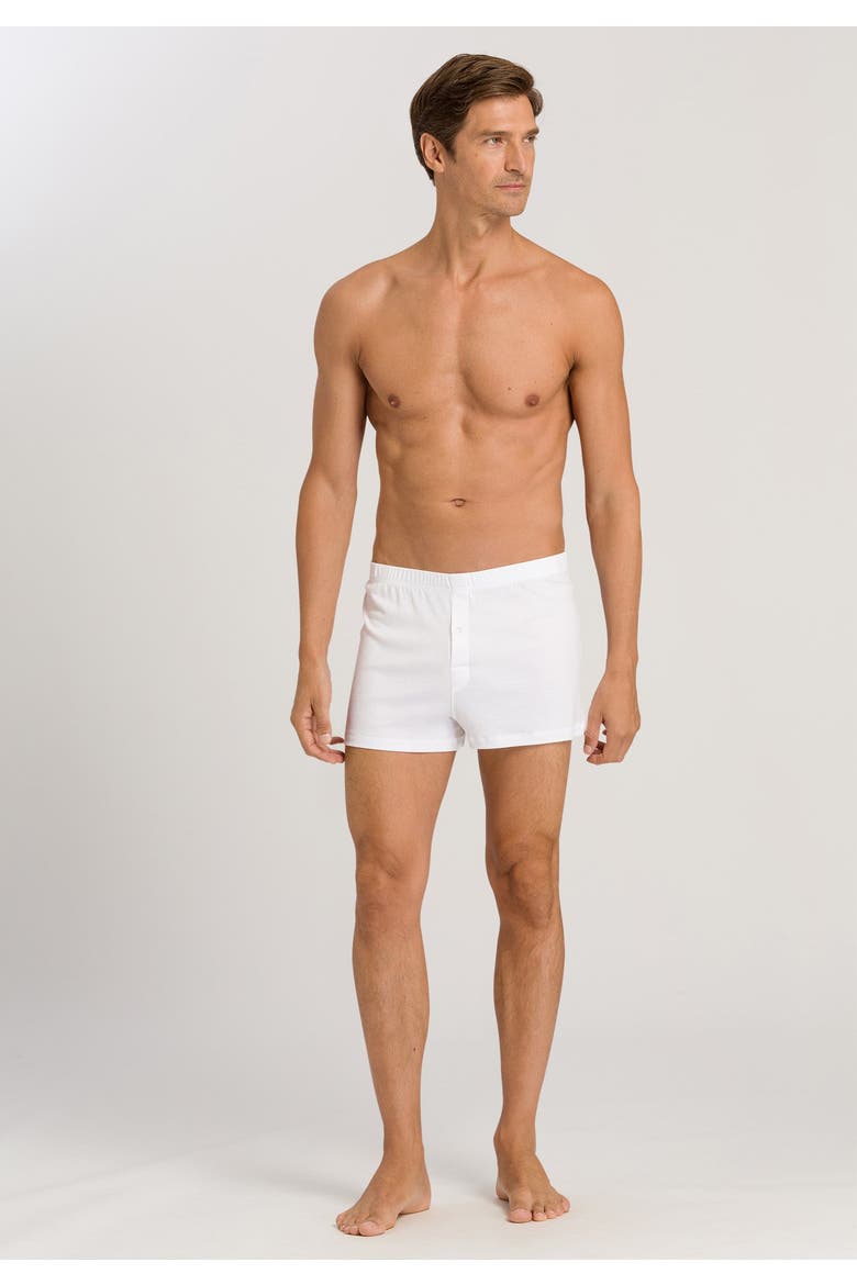 Sea Island Cotton Boxer, Alternate, color, White