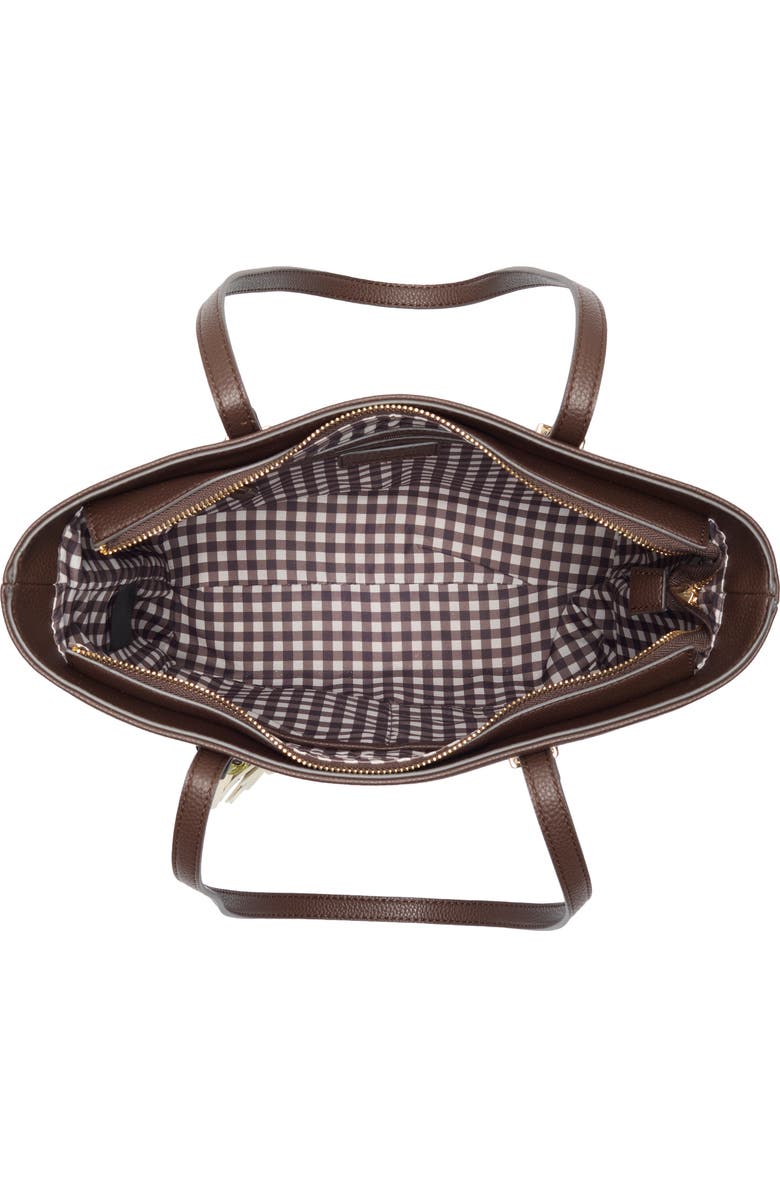 Nanette Lepore Tote, Alternate, color, Maple-Maple Gingham