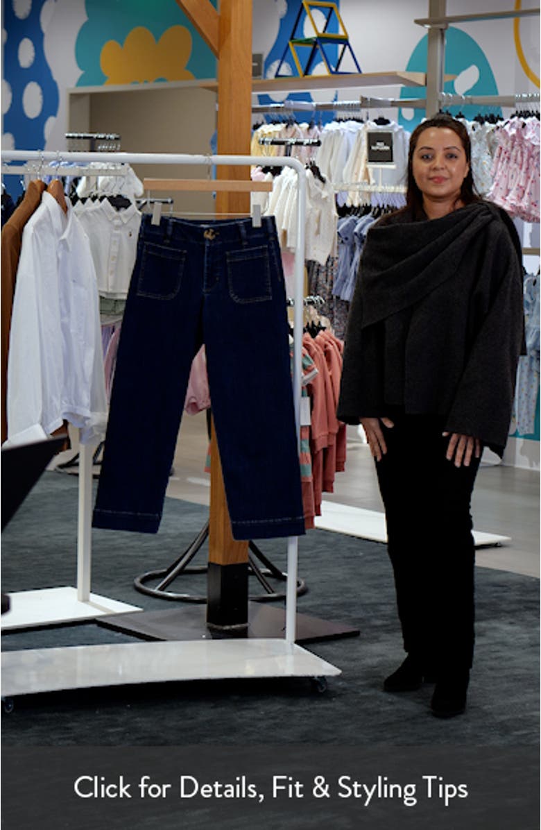 Soho Patch Pocket Straight Leg Jeans, sales video thumbnail