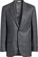 Peter Millar Flynn Classic Fit Plaid Wool Sport Coat