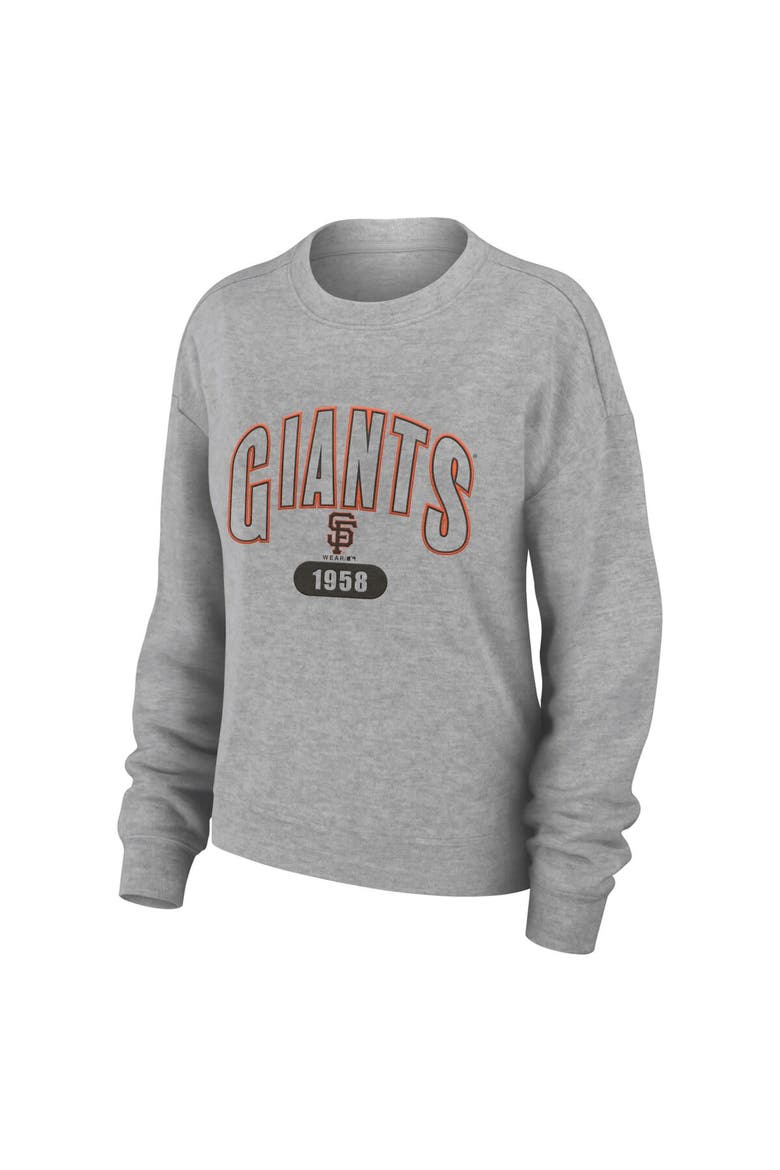 Women's WEAR by Erin Andrews Gray San Francisco Giants  Knitted Lounge Set, Alternate, color, Gray