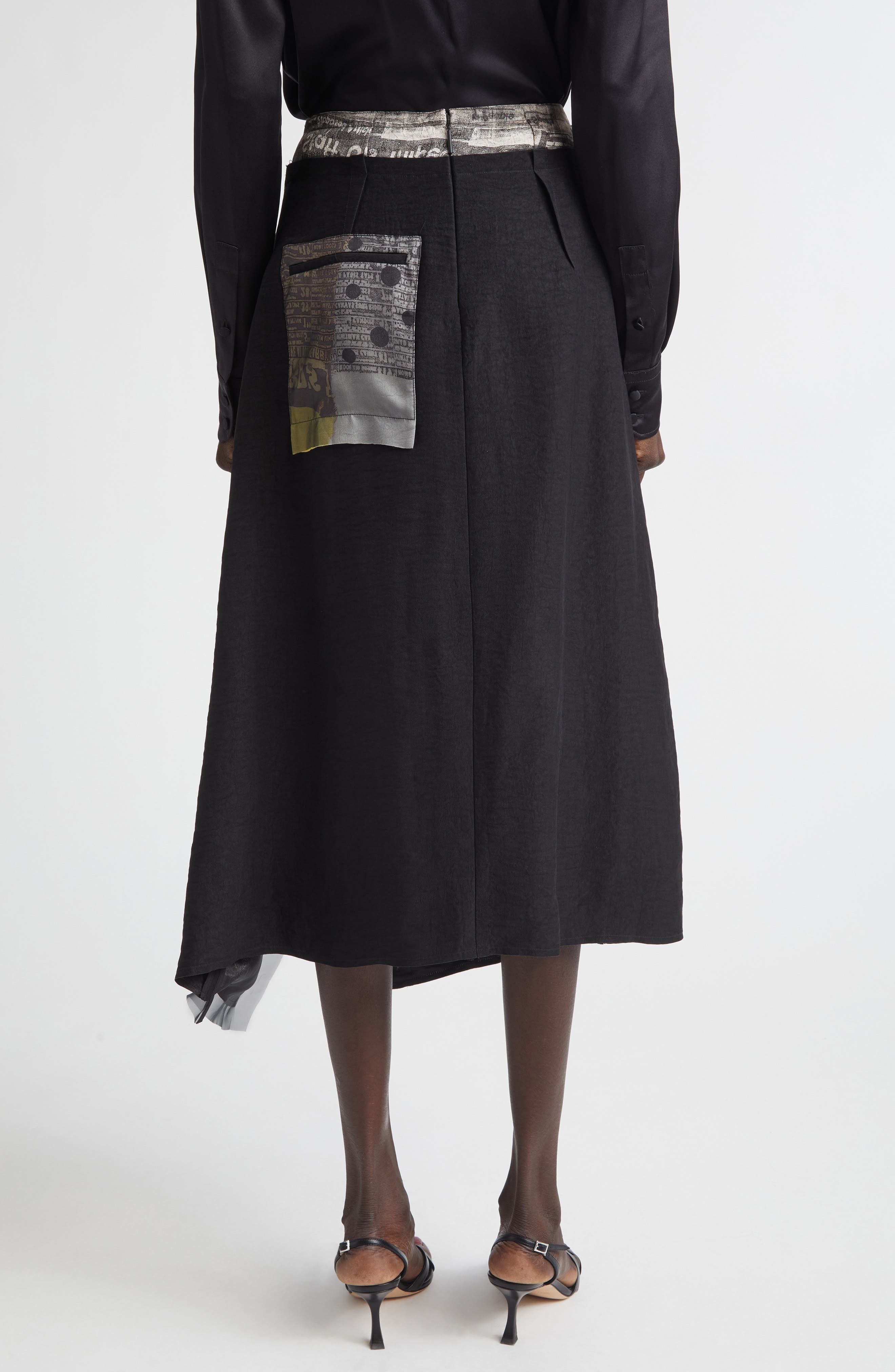 Collage Midi Skirt - image 2