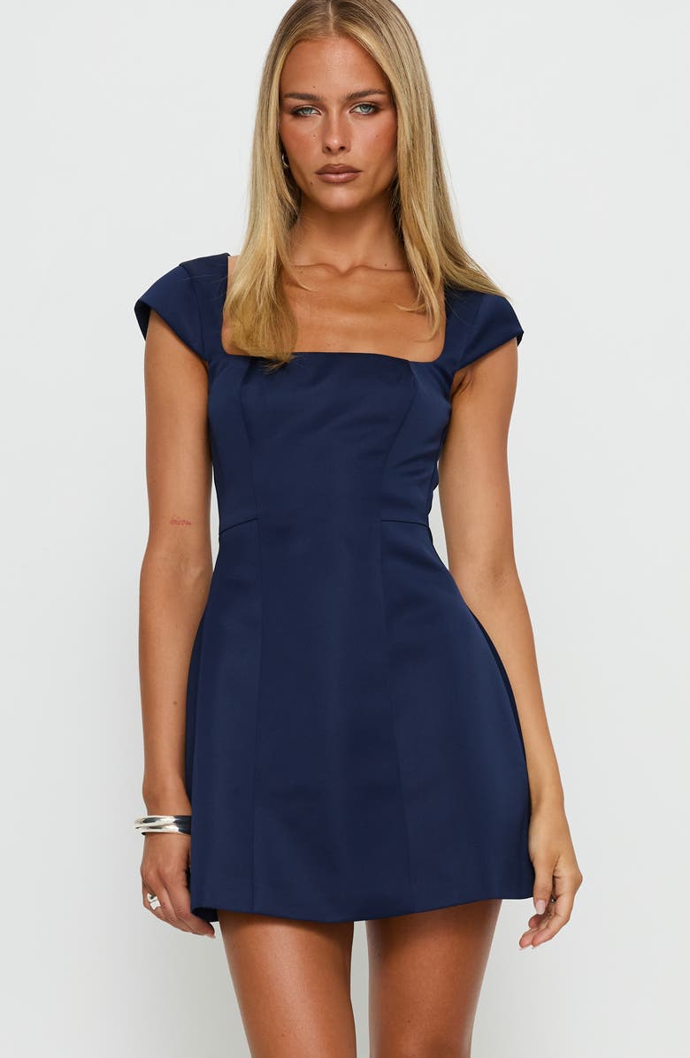 Princess Polly Mariza Cap Sleeve Minidress, Alternate, color, 