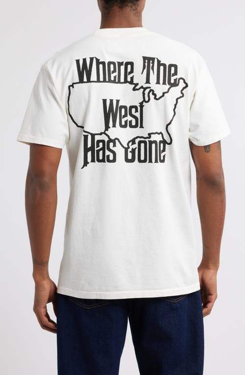 One Of These Days Where The West Has Gone Graphic T-shirt In Bone