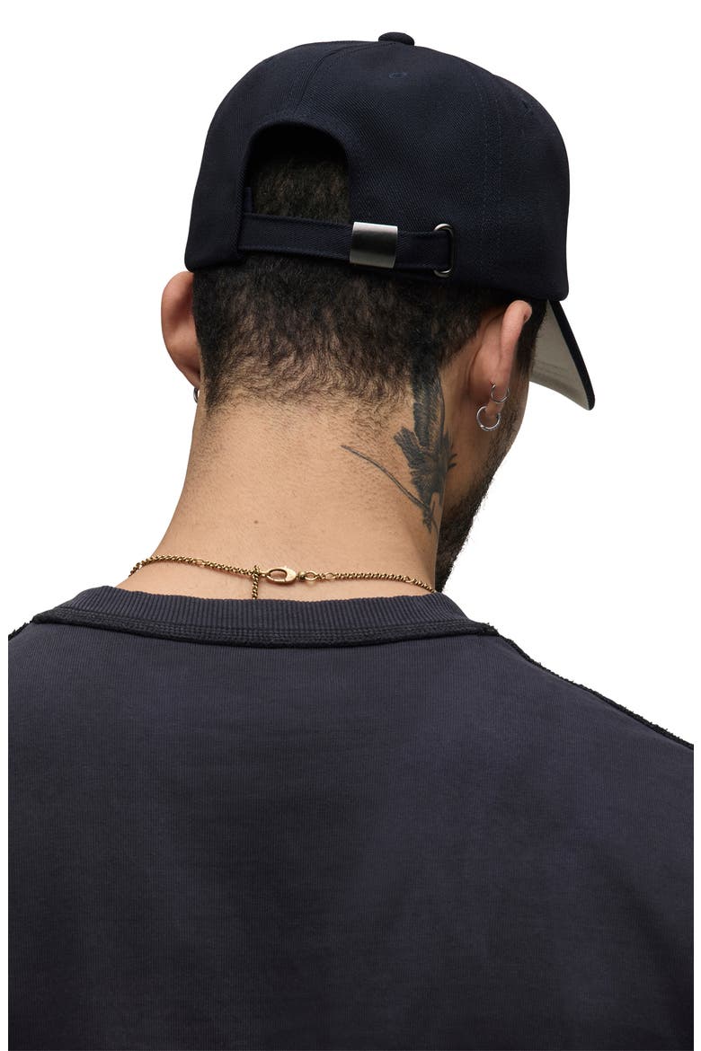 Embroidered Logo Baseball Cap, Alternate, color, JET BLACK