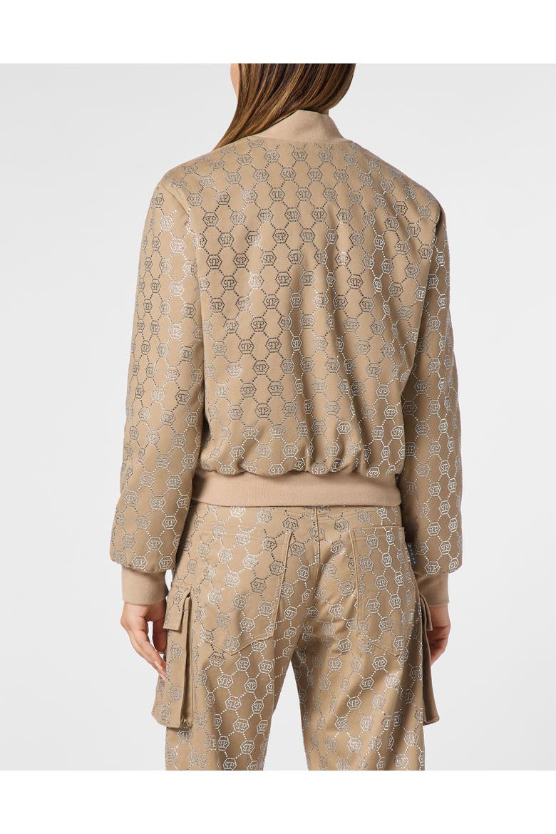 Bomber Monogram Women, Alternate, color, beige