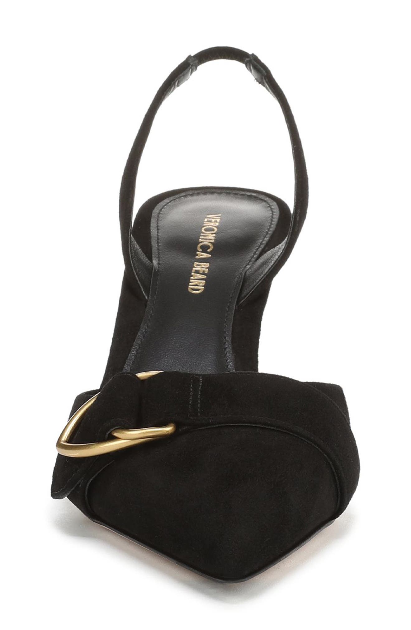 Veronica Beard Loralyn Slingback Pointed Toe Pump, Alternate, color, Black