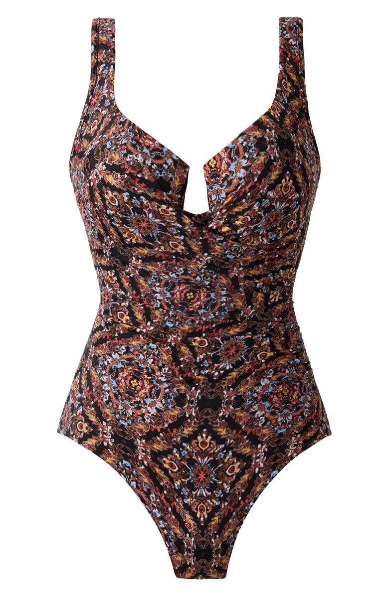 Miraclesuit<sup>®</sup> Scandale Escape Underwire One-Piece Swimsuit, Alternate, color, 
