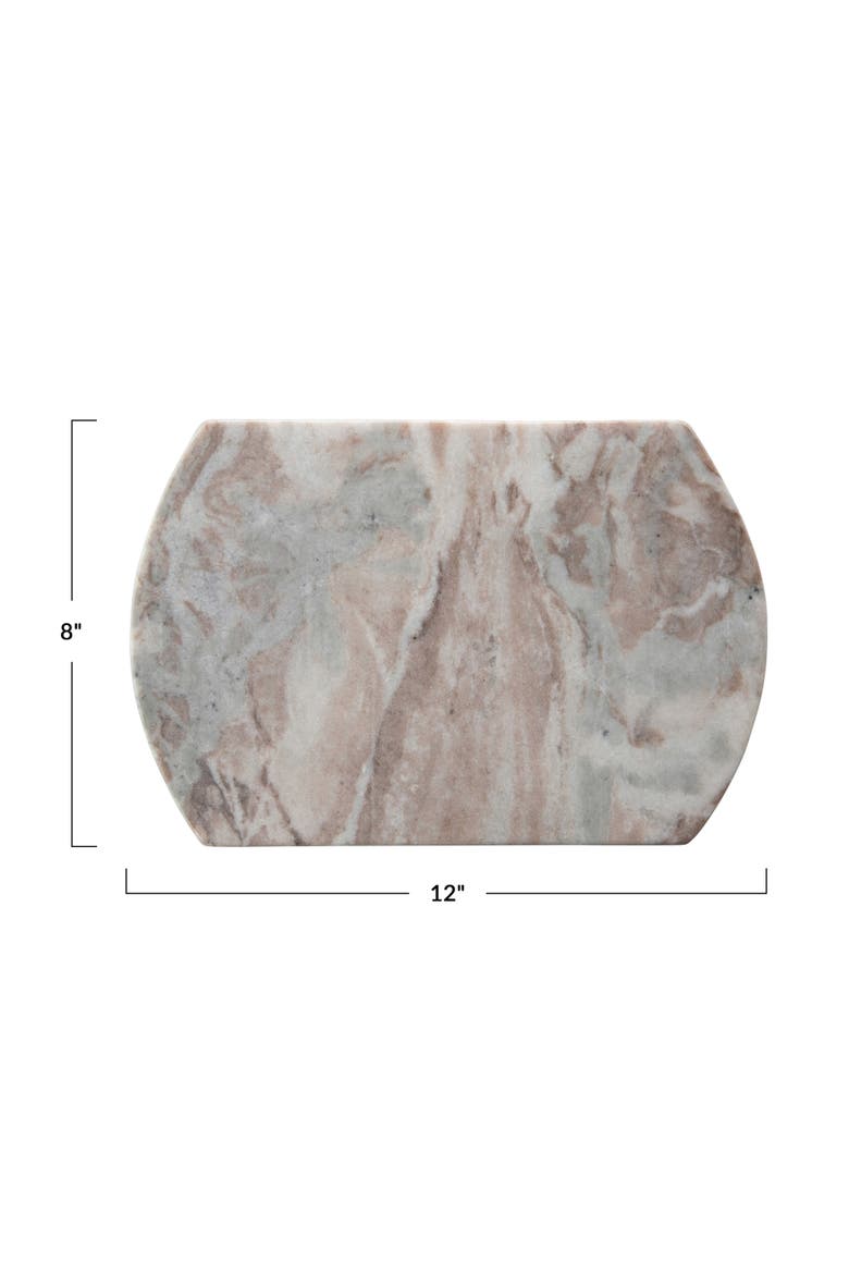 Long Marble Cutting Board, Buff, Alternate, color, Cream