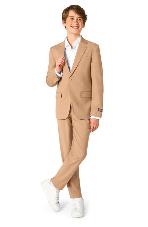 Kids' Daily Dark Sand Stretch Suit (Big Kid)