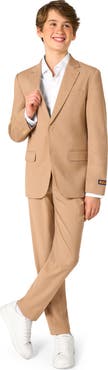 OppoSuits Kids' Daily Dark Sand Stretch Suit