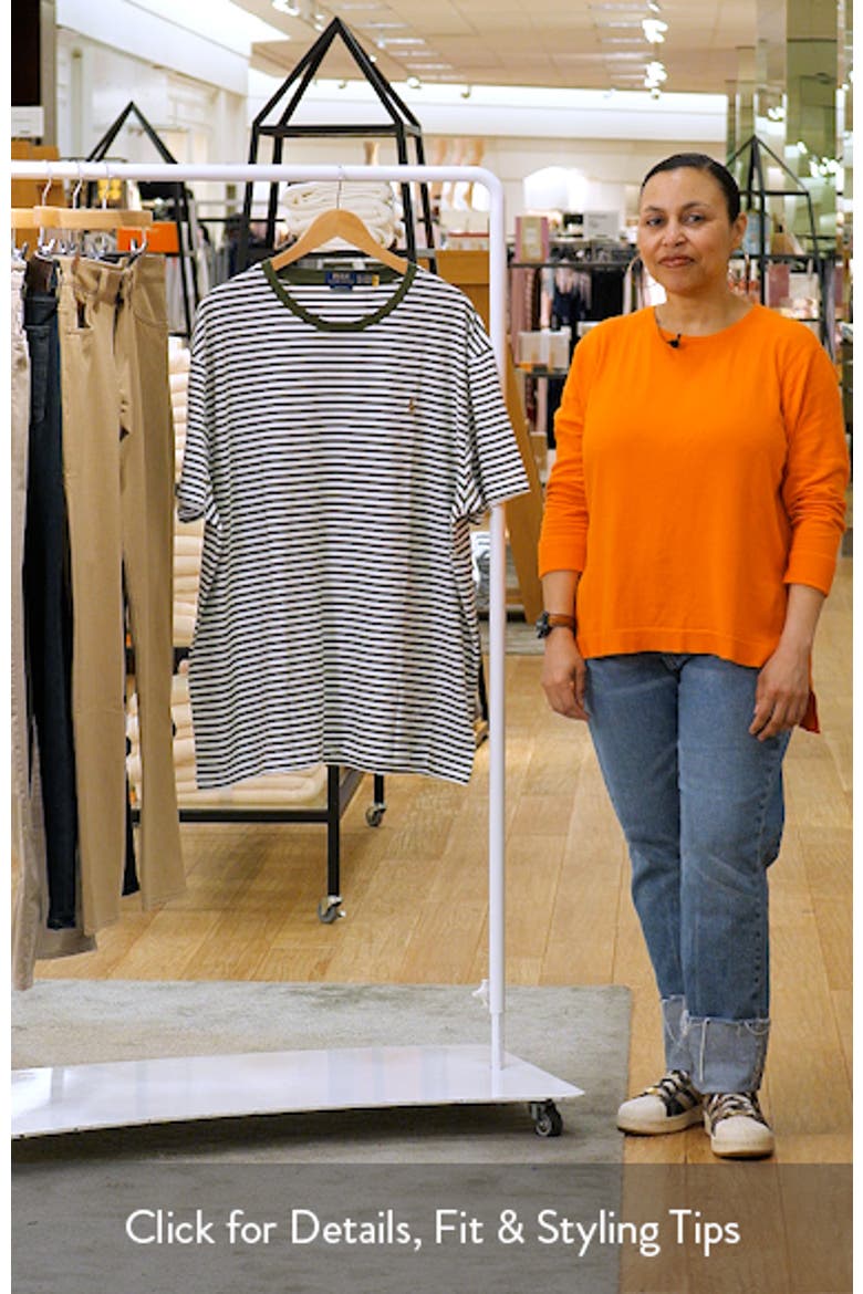 Classic Fit Stripe Cotton T-Shirt video