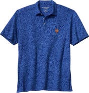 Tommy Bahama Men's Tommy Bahama Royal New York Mets Wild Hibiscus Tri-Blend IslandZone Polo