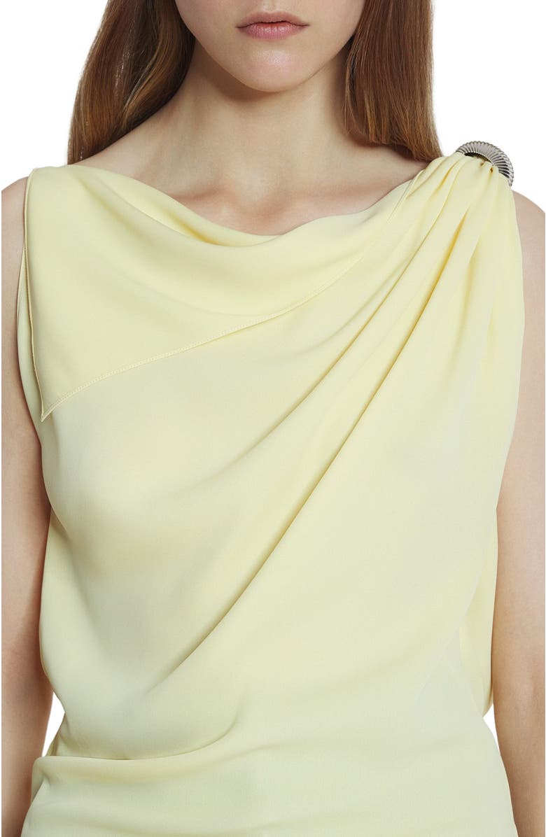 Lanvin ARPÈGE RING DRAPED TOP IN CADY, Alternate, color, 