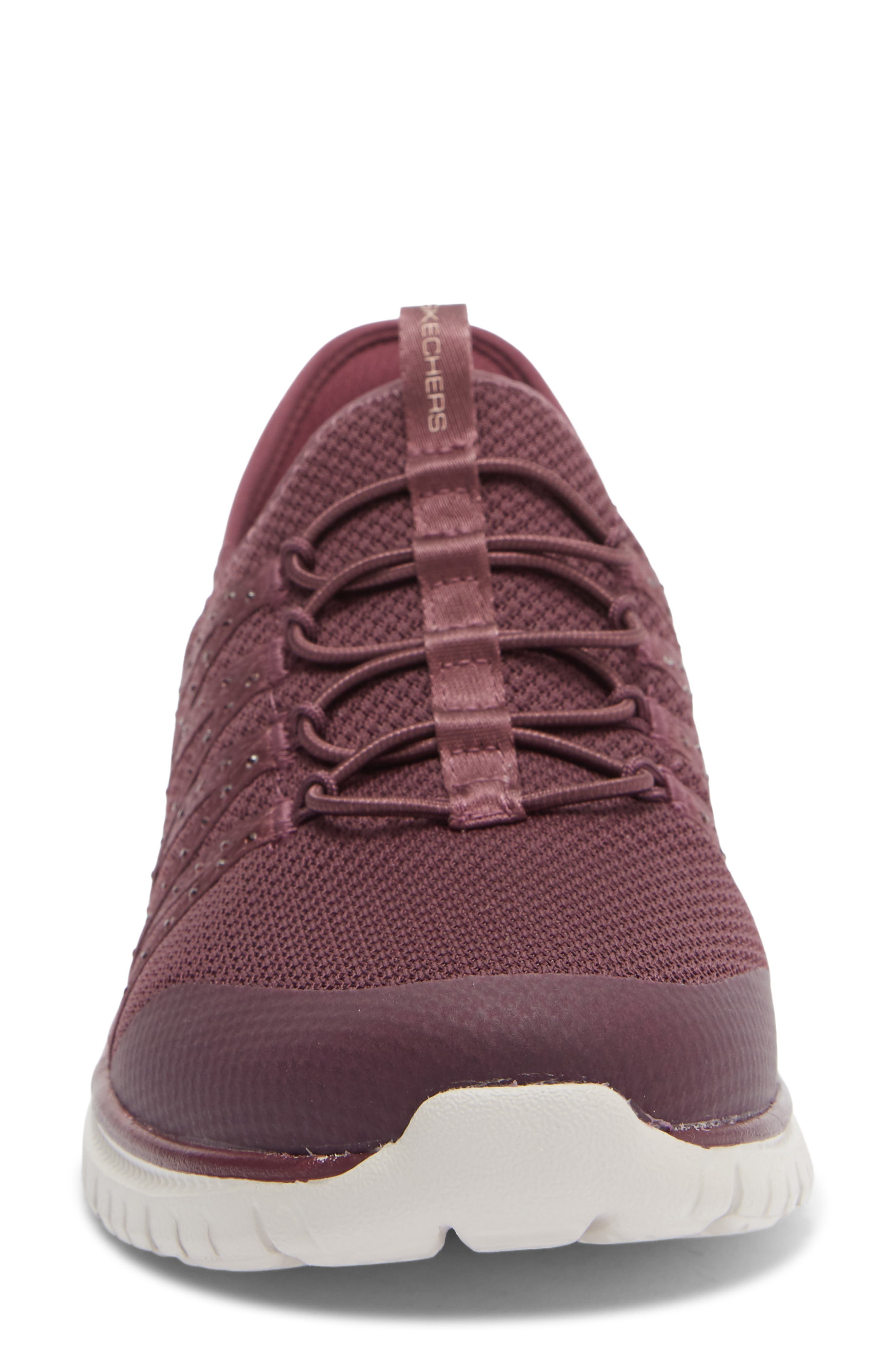 SKECHERS Slip-Ins<sup>®</sup> Virtue Sneaker, Alternate, color, Wine
