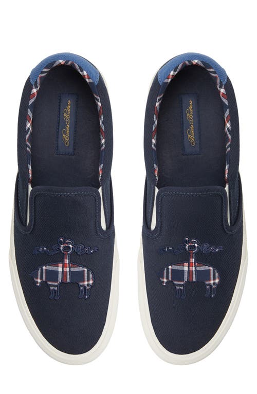 Brooks Brothers Quincy Slip-on Sneaker In Other Navy