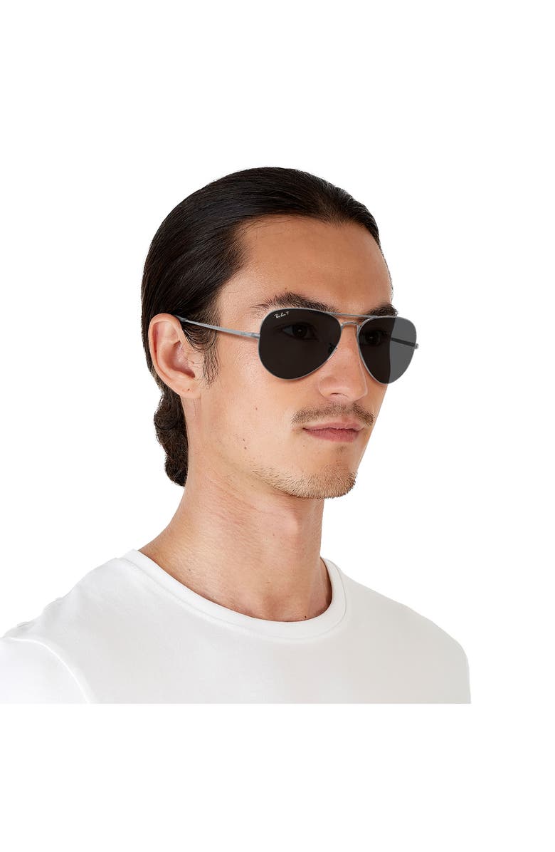 Ray-Ban Original 62mm Oversize Aviator Sunglasses, Alternate, color, 