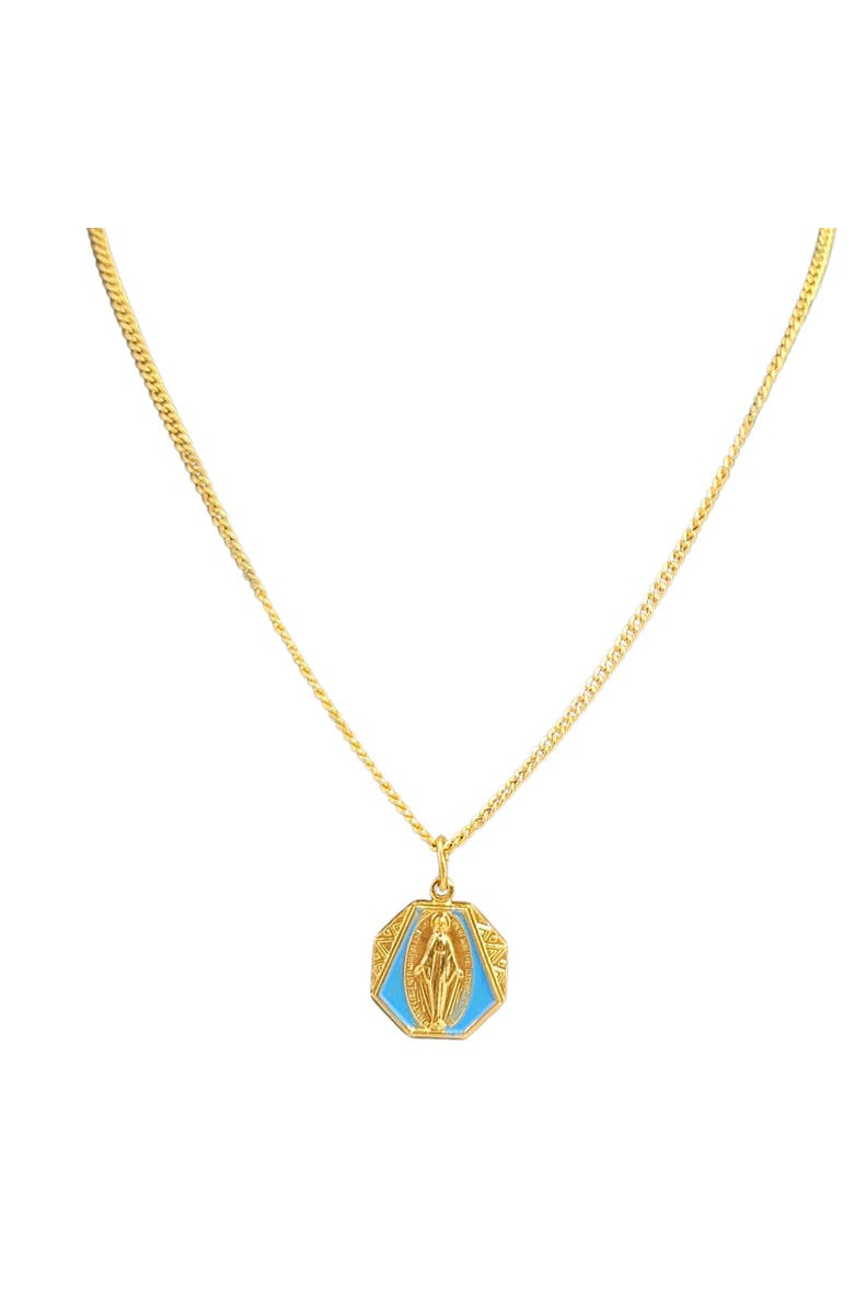MADISON BEVERLY HILLS Vintage MIraculous Virgin Mary Pendant Necklace, Main, color, Gold