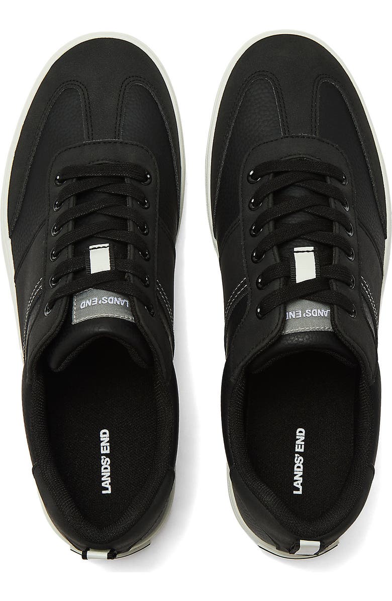 Lands' End Tribeca Low Top Sneakers, Alternate, color, Black
