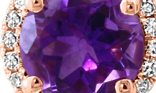 Effy Amethyst & Diamond Stud Earrings In Purple