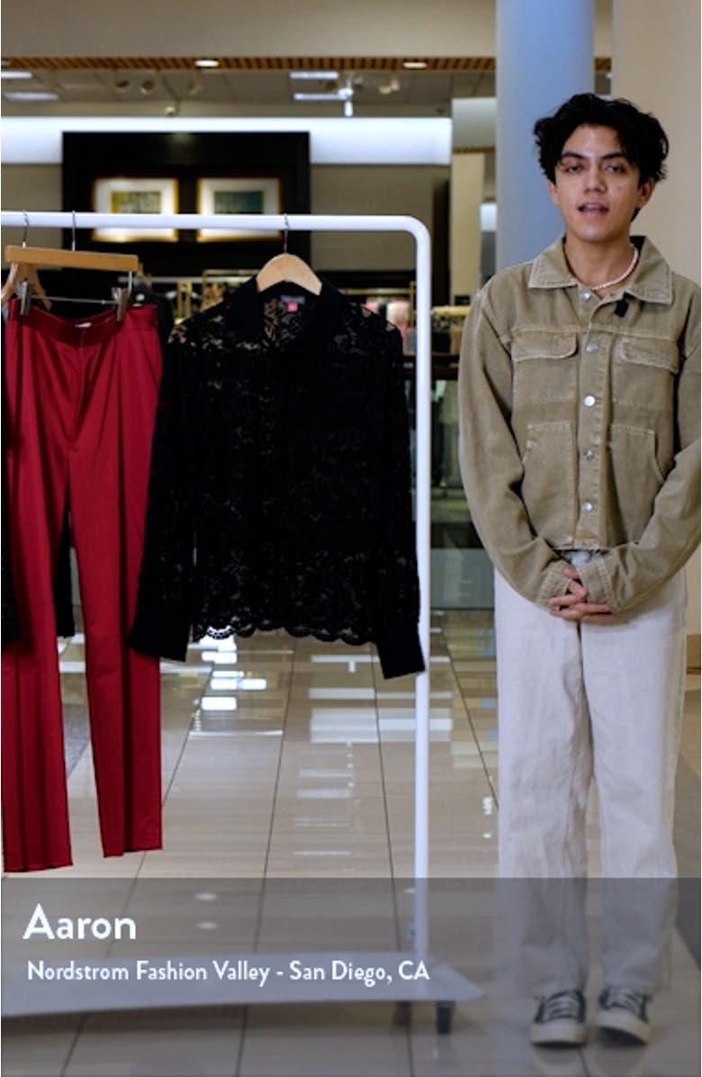 Lace Button-Up Shirt, sales video thumbnail