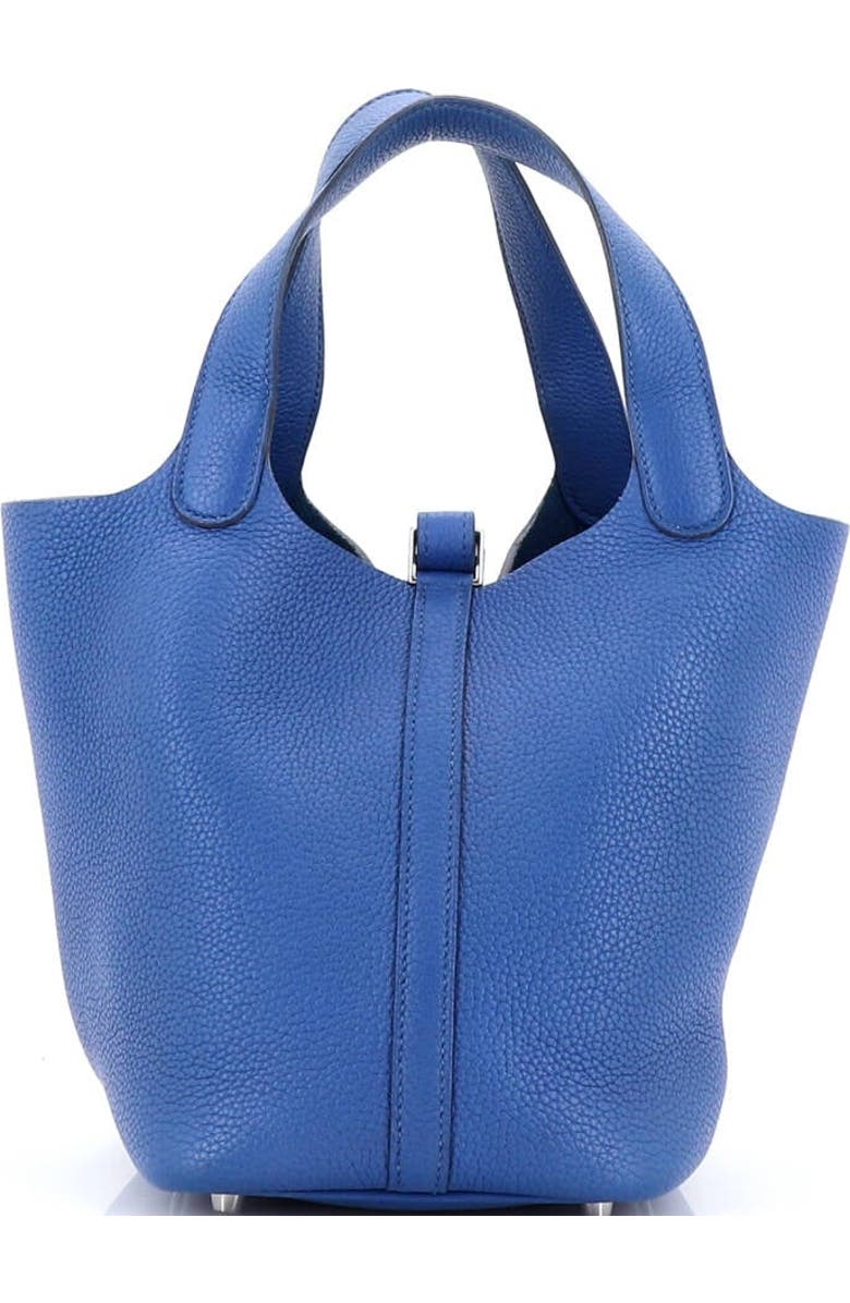 Pre-Owned Hermes Picotin Lock Bag Maurice PM, Alternate, color, Bleu France