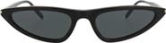 Saint Laurent 55mm Polarized Cat Eye Sunglasses