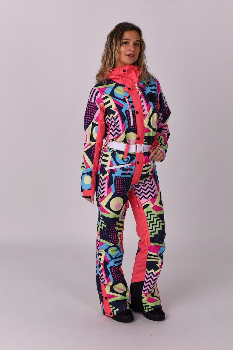 Saved by The Bell Women's Ski Suit, Alternate, color, multi-colour