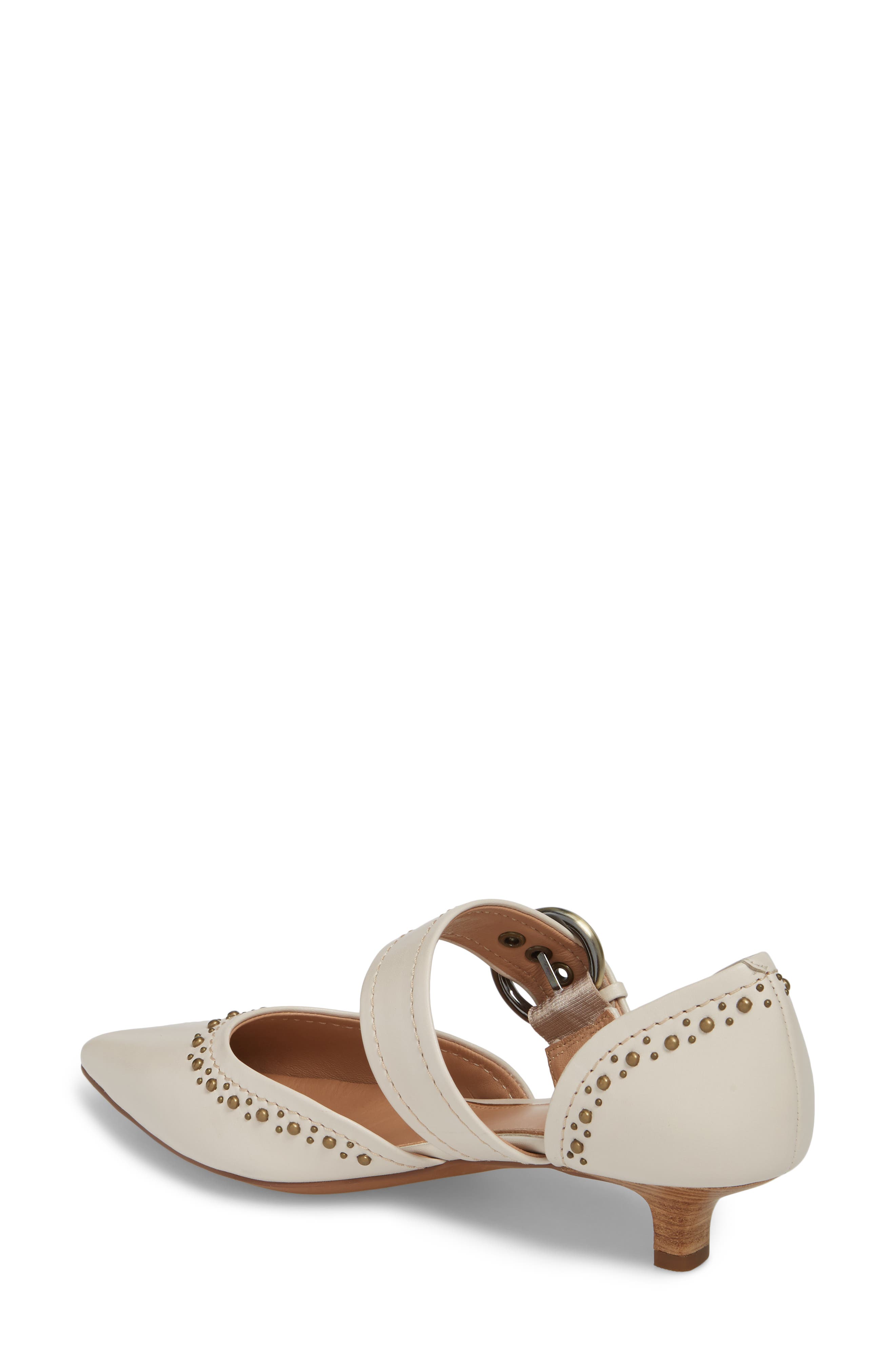 Valerie Pointy Toe Pump, Alternate, color, PALE GREY LEATHER