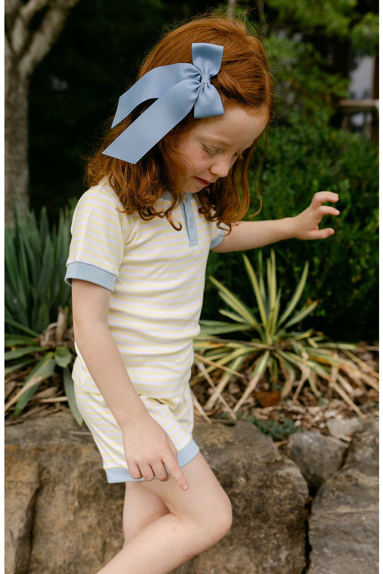 Frankie PJ Set, Alternate, color, Lemon Stripe