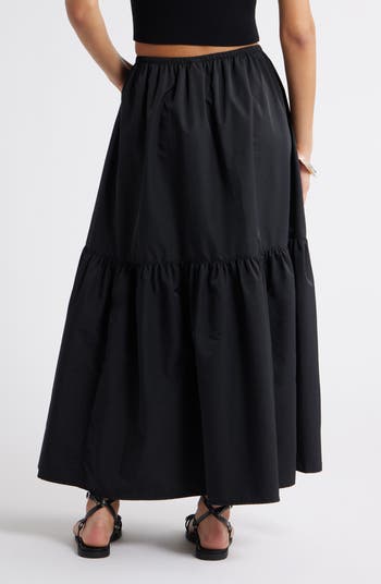 Tiered Maxi Skirt