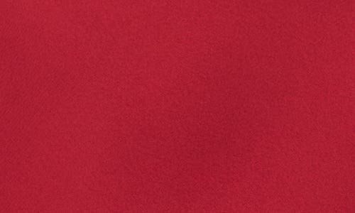 Cece Bow Sleeve Cowl Neck Satin Charmeuse Top In Red