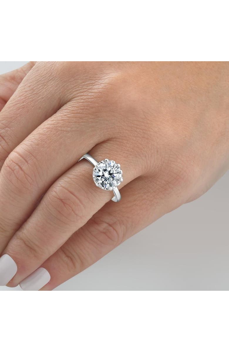 Bliss Diamond 3Ct Round Cut Certified Lab Grown Diamond Engagement Ring or Gold, Alternate, color, 