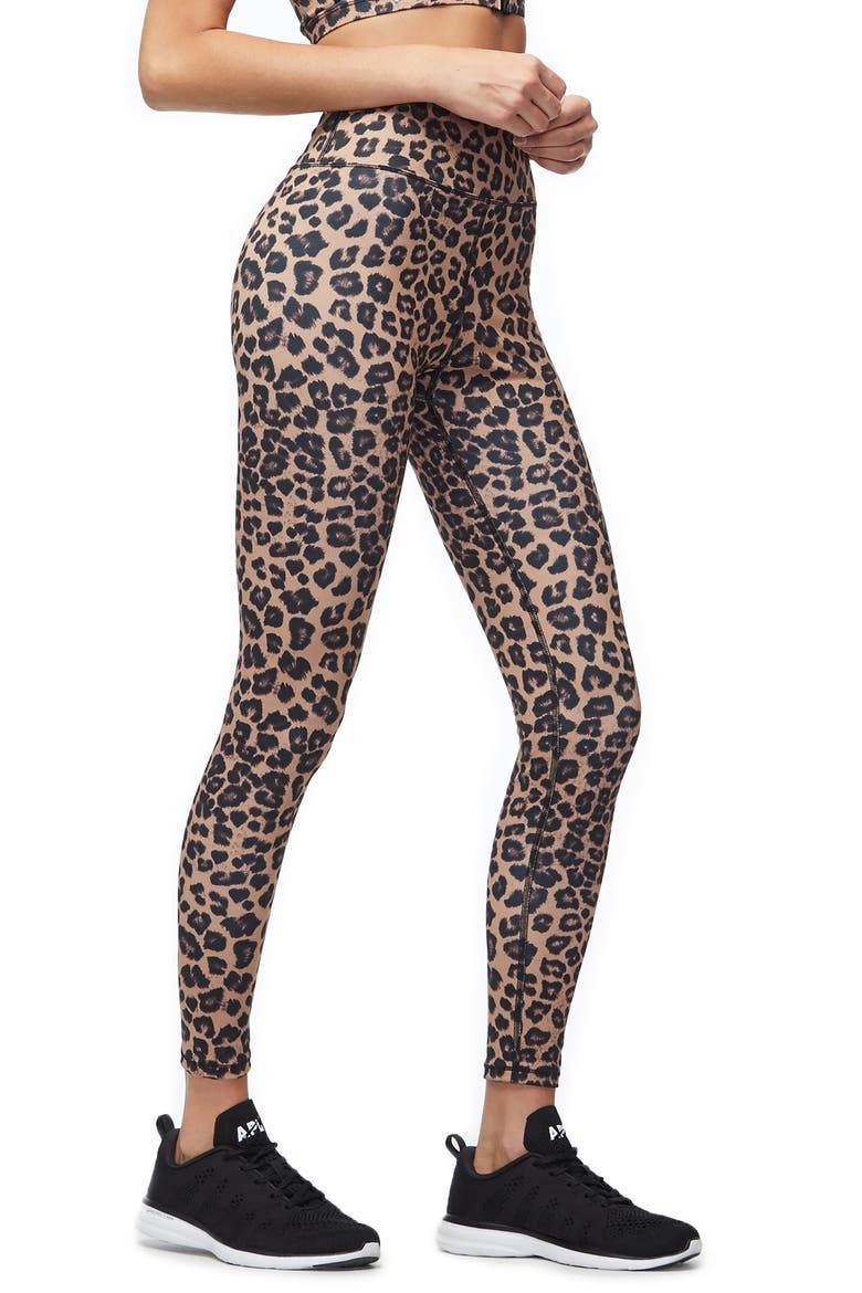 Core Strength High Waist Leggings, Alternate, color, CHEETAH001