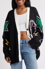 Dressed in Lala Karma Panther Oversize Cardigan