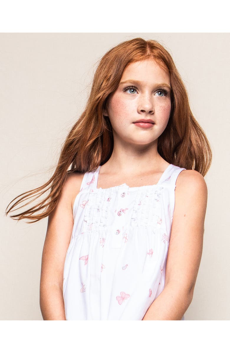 Petite Plume Kids' Butterfly Print Two-Piece Short Pajamas, Alternate, color, 